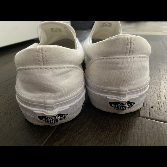 unisex white vans men’s 5, women’s 6.5 - Picture 3 of 3